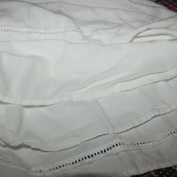 OLD NAVY White Sundress Sz XL Embroidered Midi Dress Wedding Beach Vacation - Picture 11 of 12